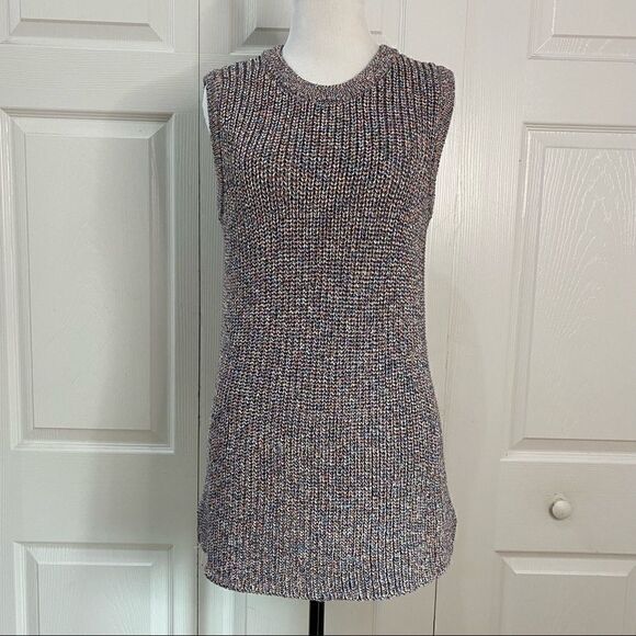 Ella Moss Marge Knit Top Sleeveless Sweater Tank - Picture 2 of 11